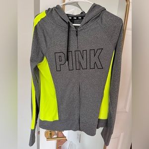 Victoria’s Secret PINK grey and yellow jacket
